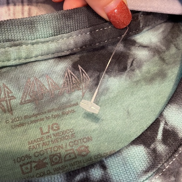 NWOT Licensed Def Leppard Animal Tie Dye Band Tee - Size Large - Picture 15 of 15